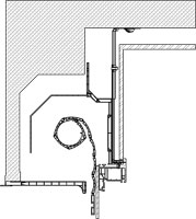 Plan Equerre coffre linteau plafond