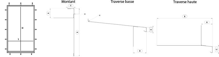 Plan précadre d'habillage