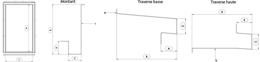 Plan Précadre d'Habillage Façade